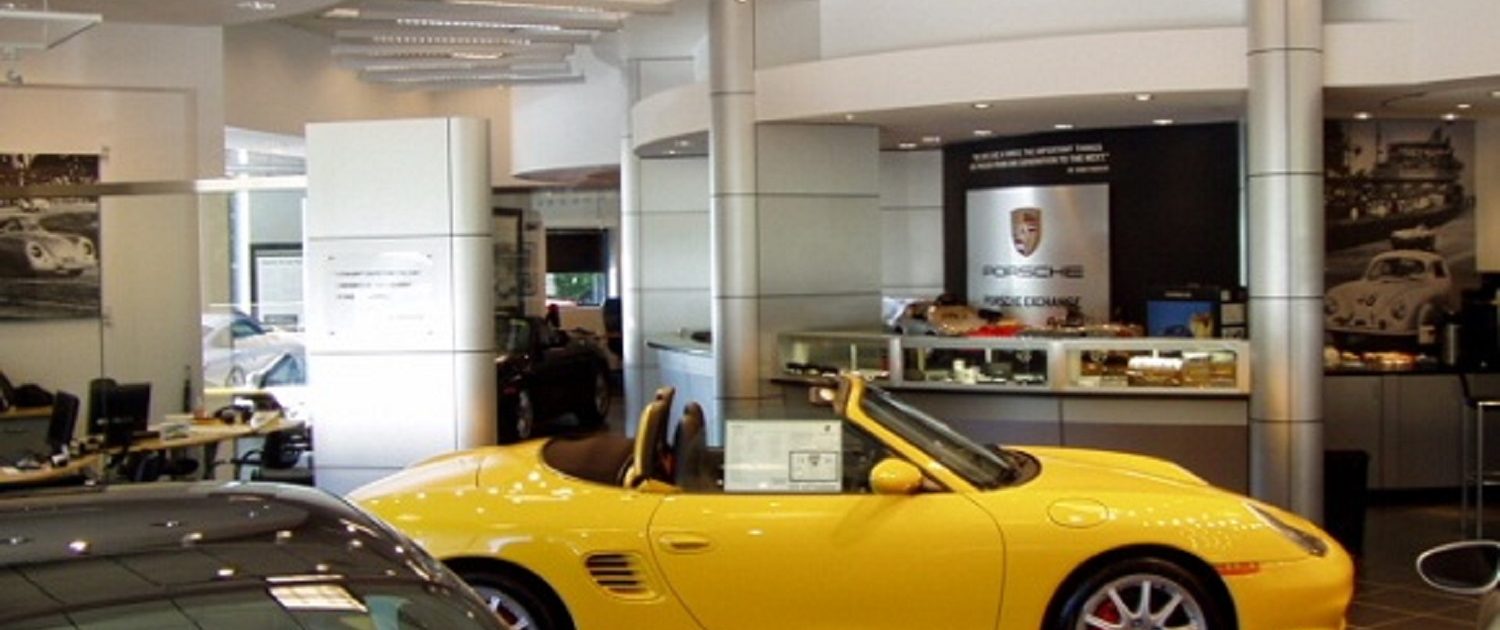 Porsche Exchange showroom