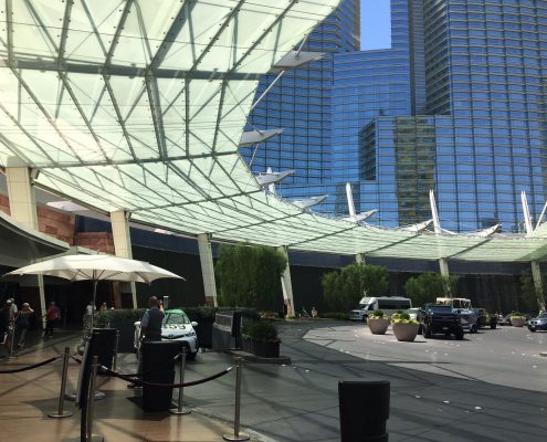 Shade Structures: awing at the Aria in Las Vegas