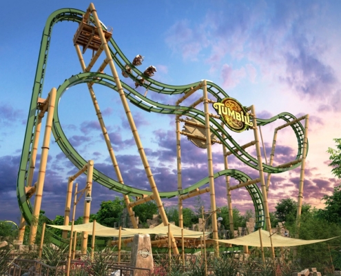 Tumbili Roller Coaster at Kings Dominion